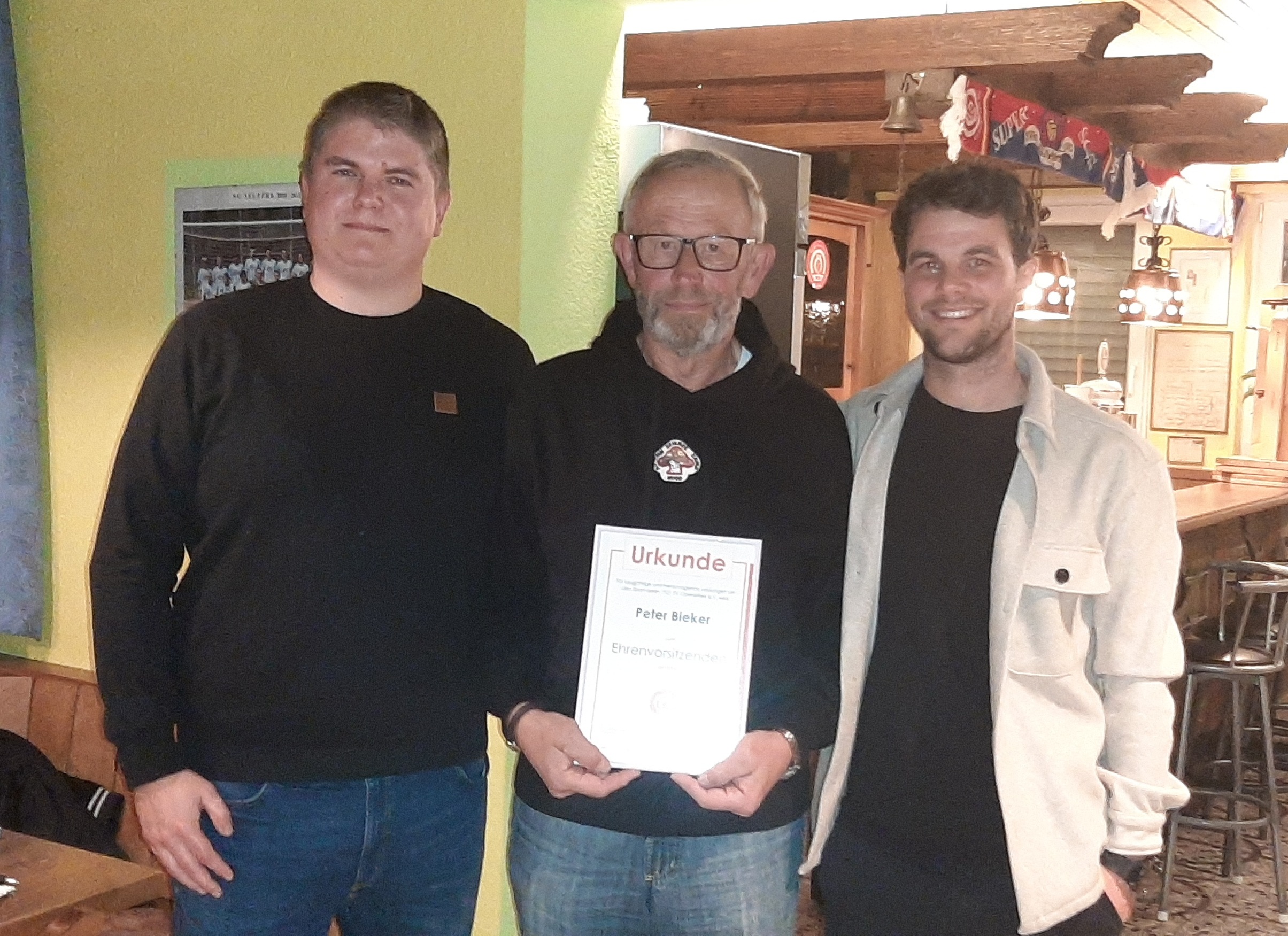 SVO Ehrenvorsitzender Peter Bieker